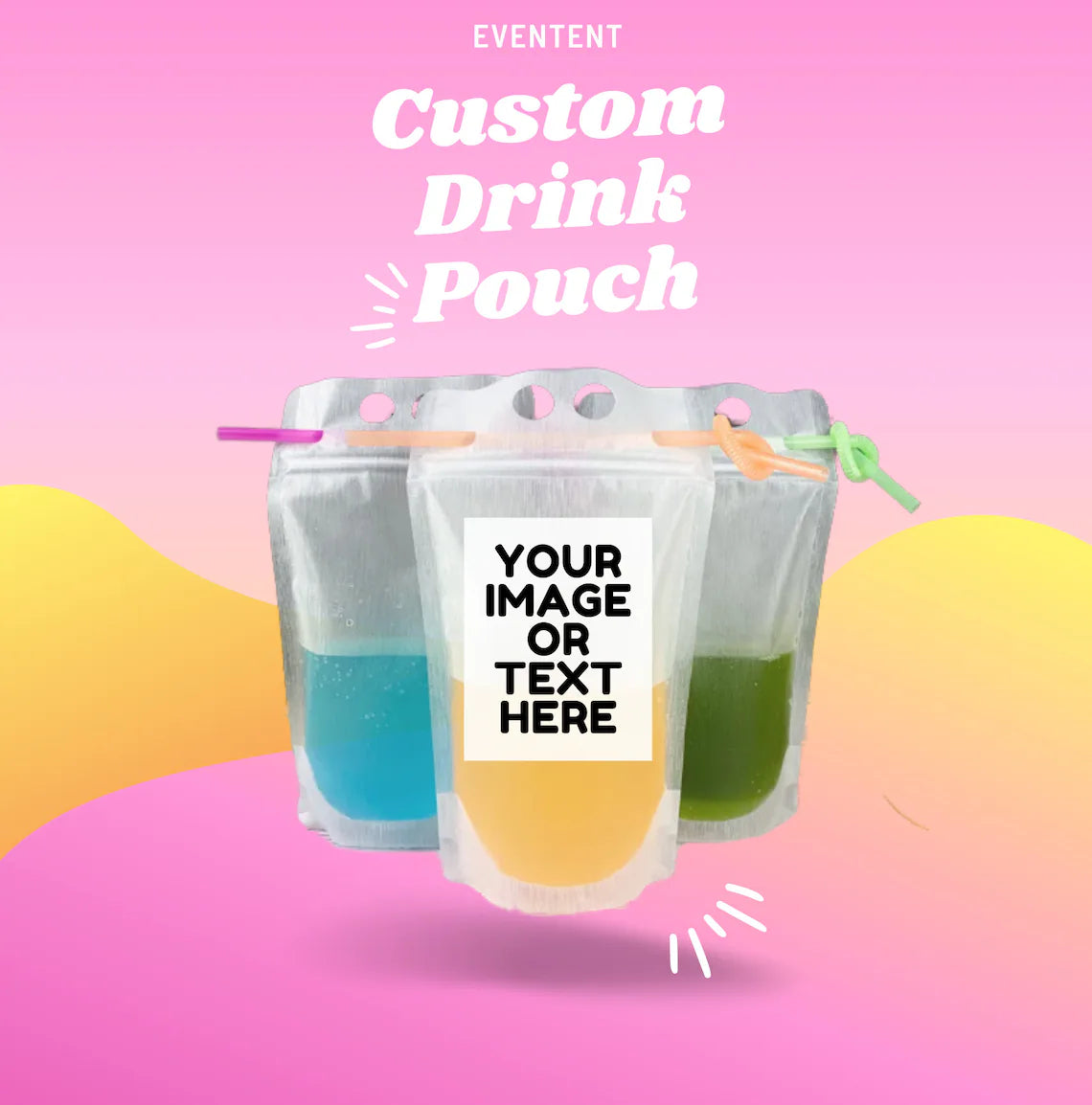 Custom Reusable Drink Pouch