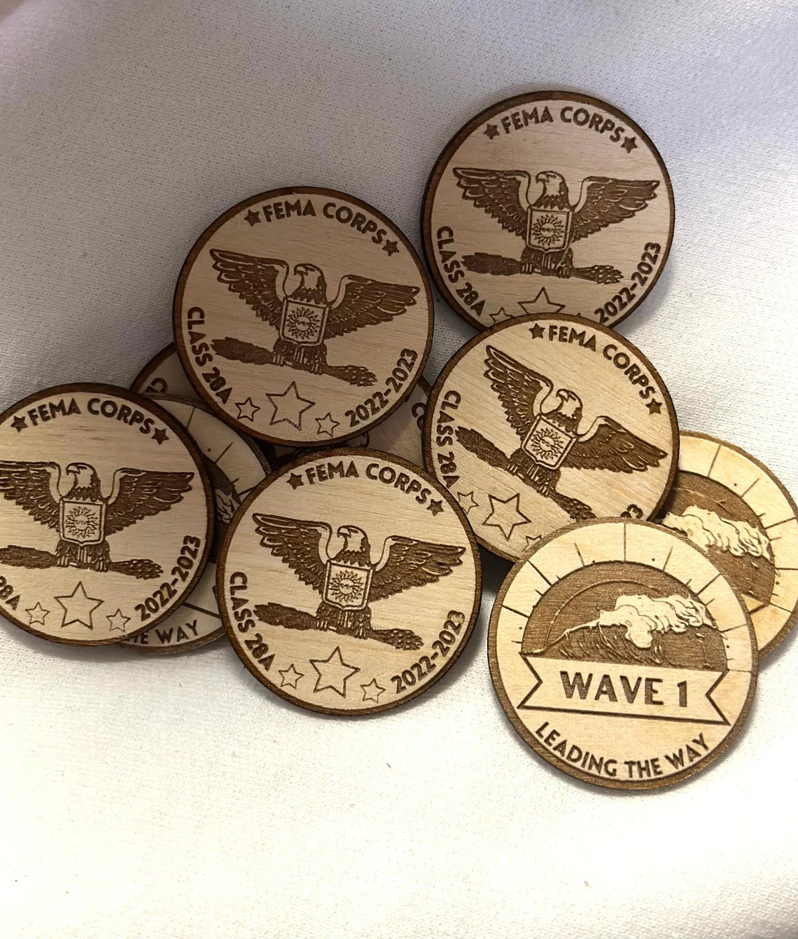 Custom Wooden Tokens