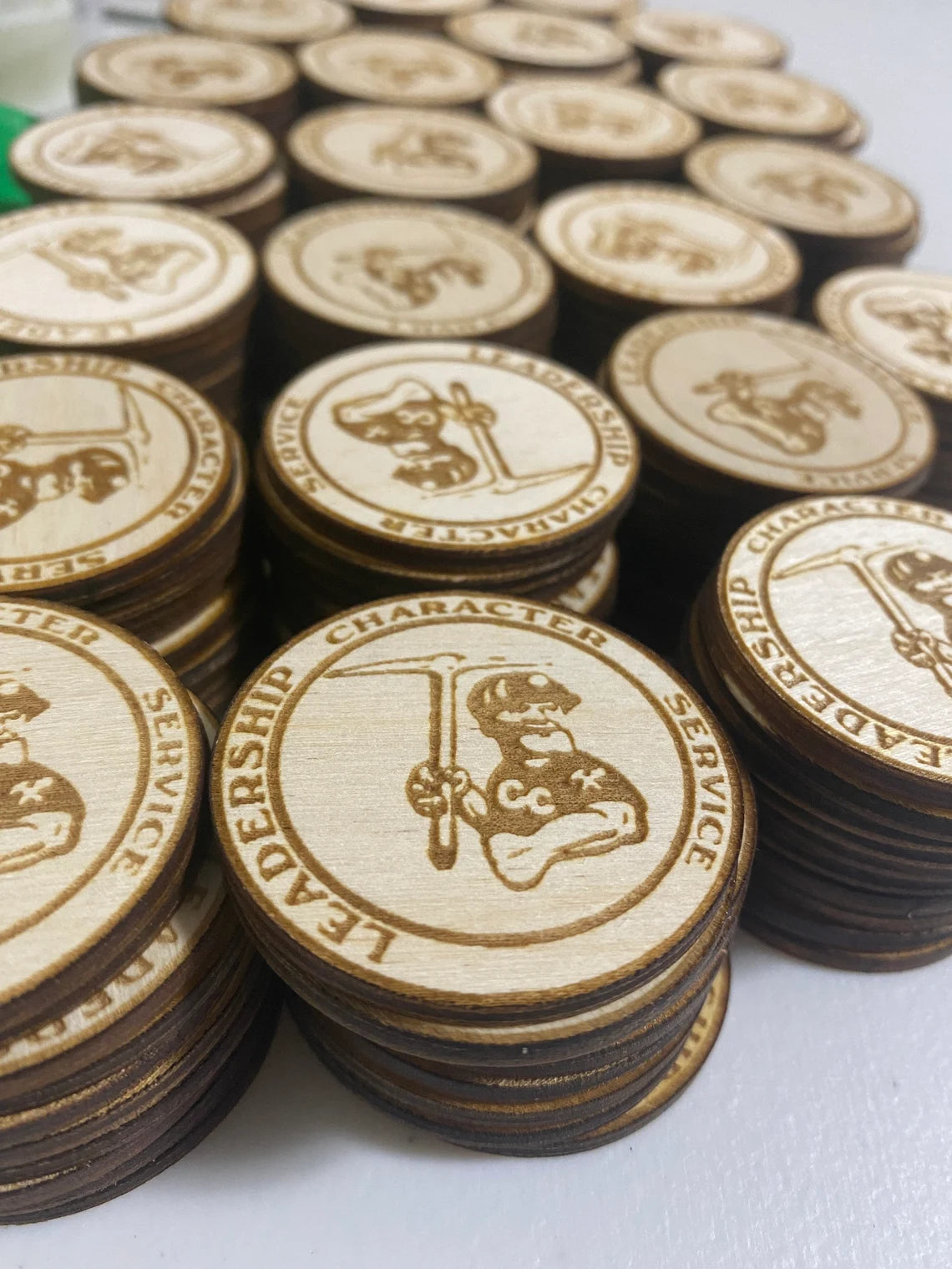 Custom Wooden Tokens