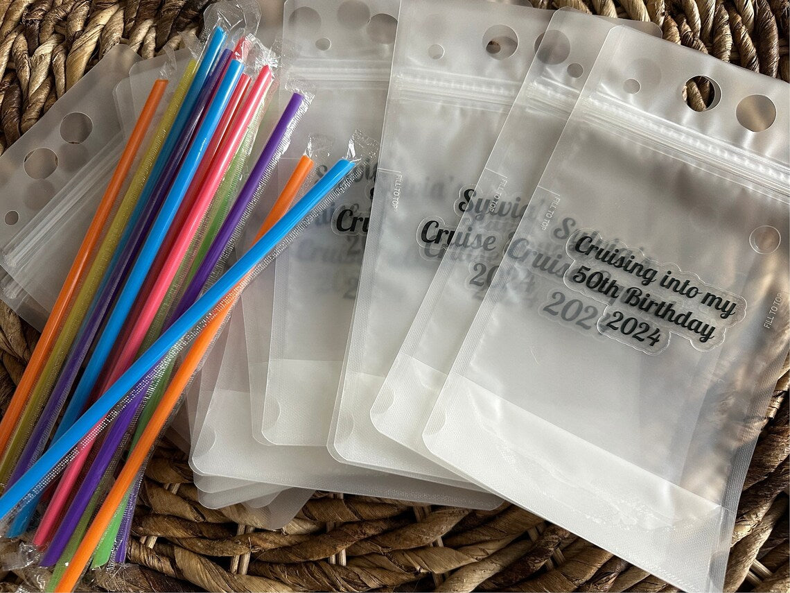 Custom Reusable Drink Pouch