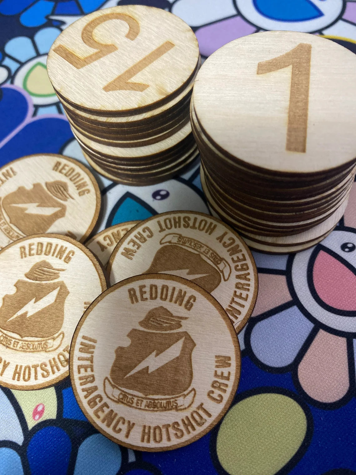 Custom Wooden Tokens