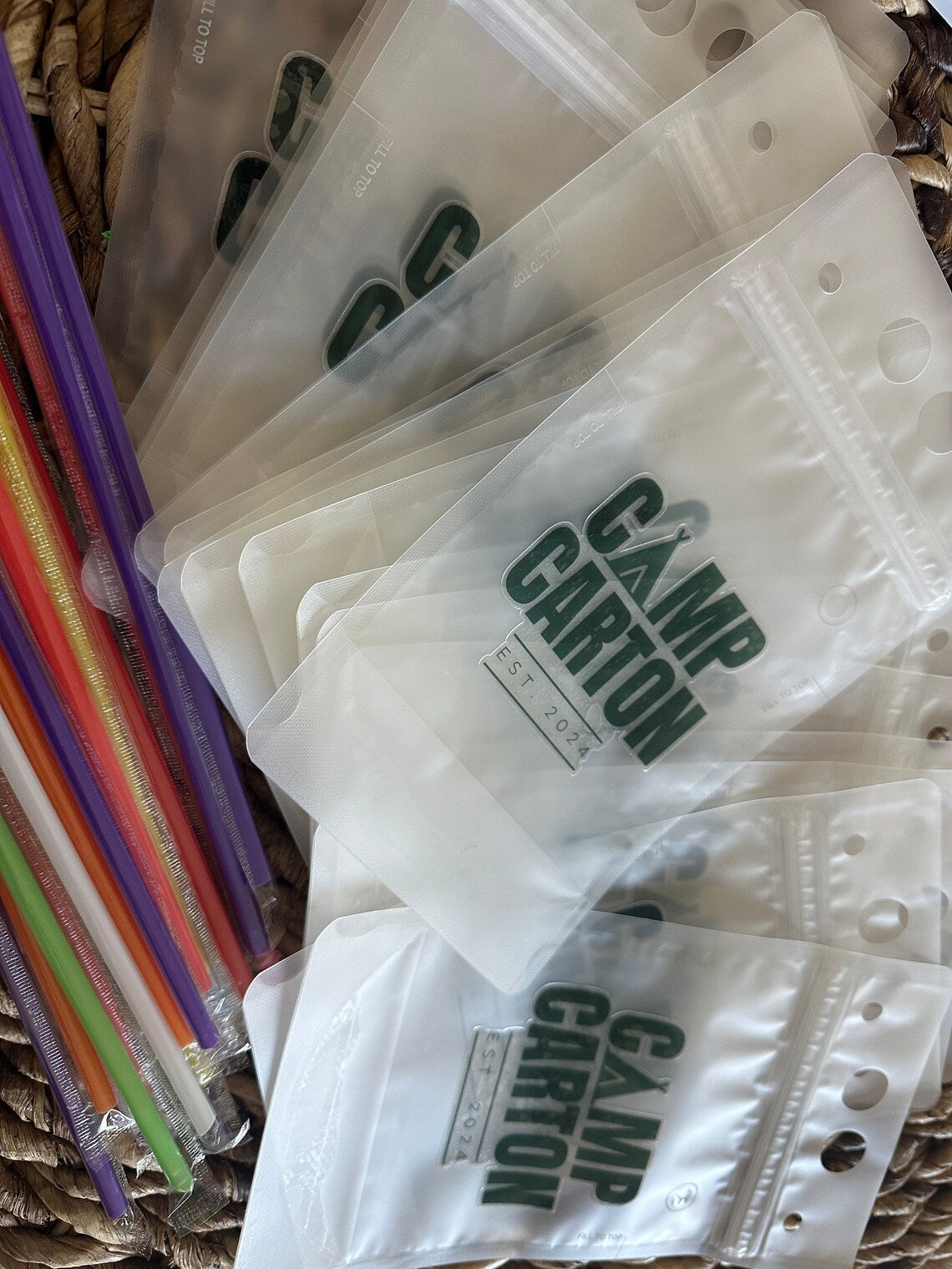 Custom Reusable Drink Pouch