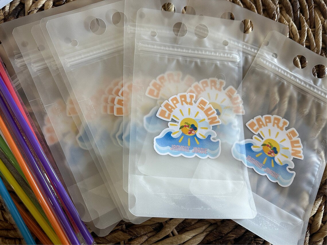 Custom Reusable Drink Pouch