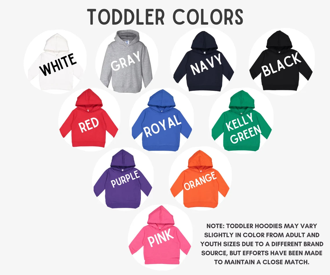 Personalized toddler hoodies hotsell